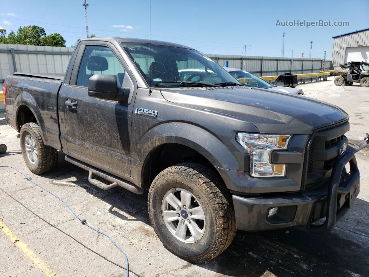 2017 Ford F150  Gray vin: 1FTMF1EF1HKC79350