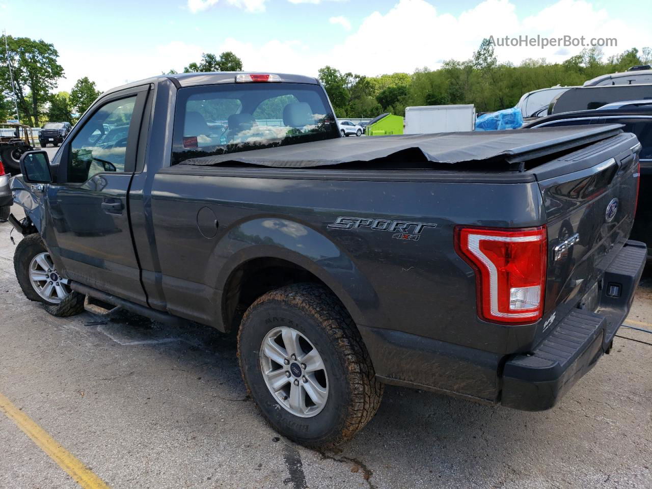 2017 Ford F150  Gray vin: 1FTMF1EF1HKC79350