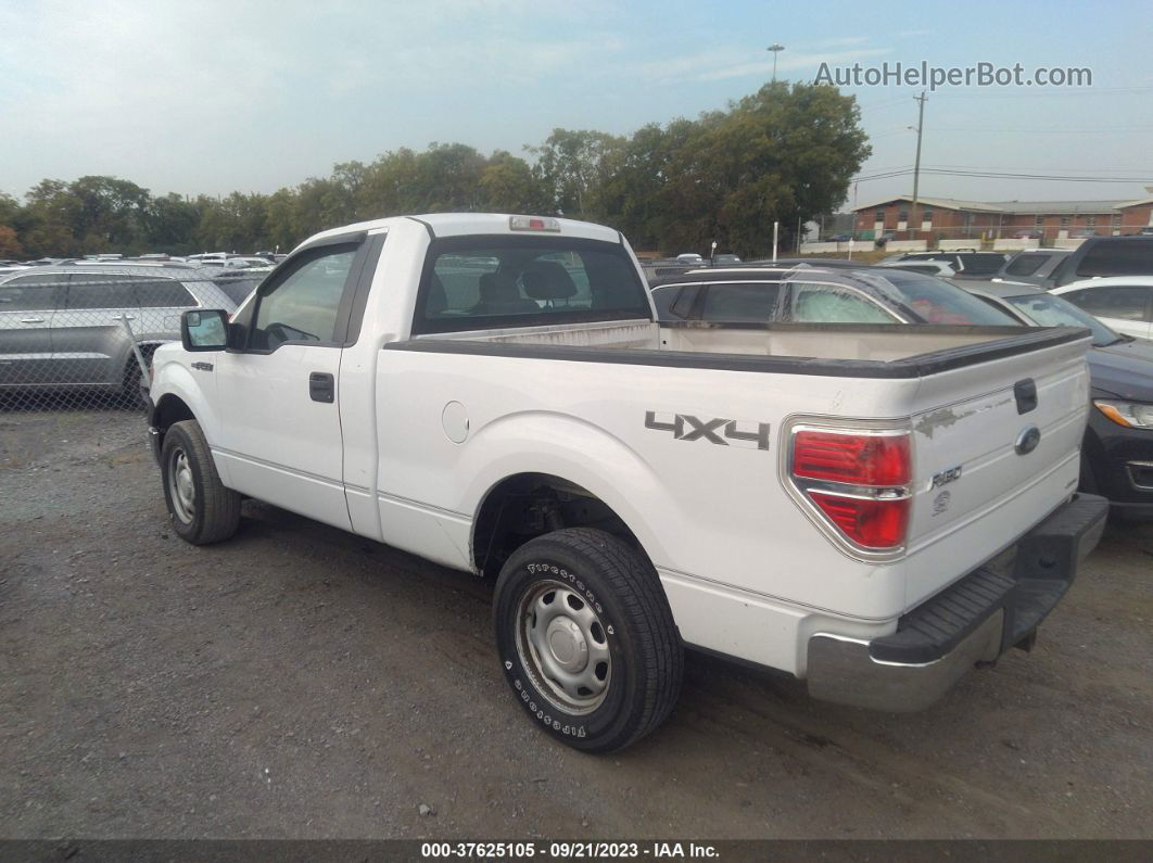 2014 Ford F-150 Xl White vin: 1FTMF1EF2EKG07743