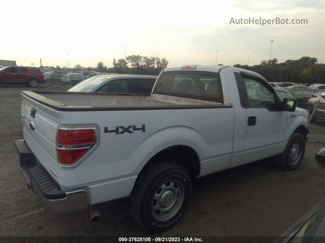 2014 Ford F-150 Xl White vin: 1FTMF1EF2EKG07743