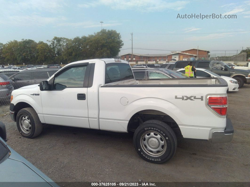 2014 Ford F-150 Xl White vin: 1FTMF1EF2EKG07743