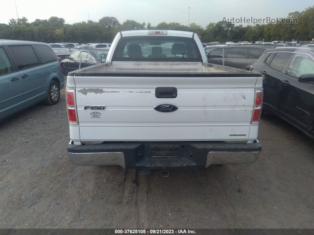 2014 Ford F-150 Xl White vin: 1FTMF1EF2EKG07743