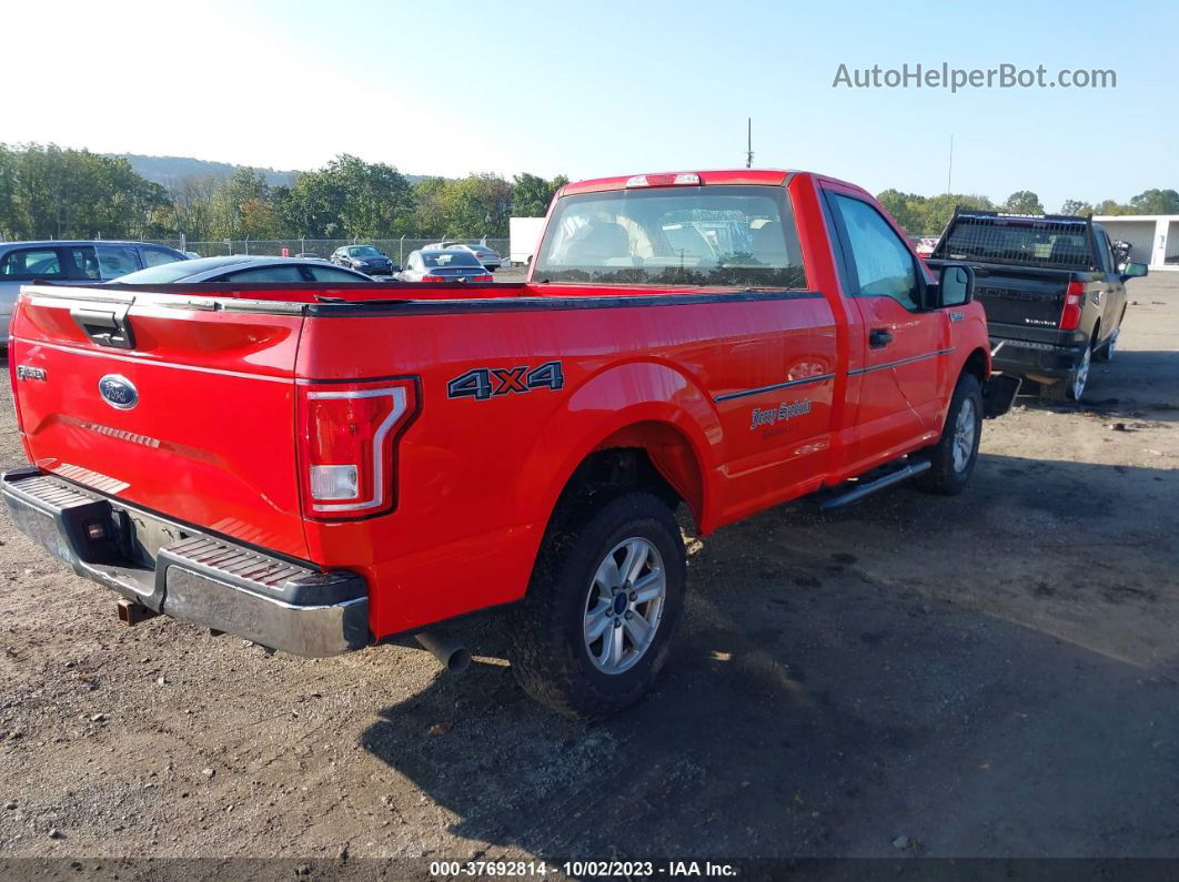 2017 Ford F-150 Xl/xlt Red vin: 1FTMF1EF4HKC68553