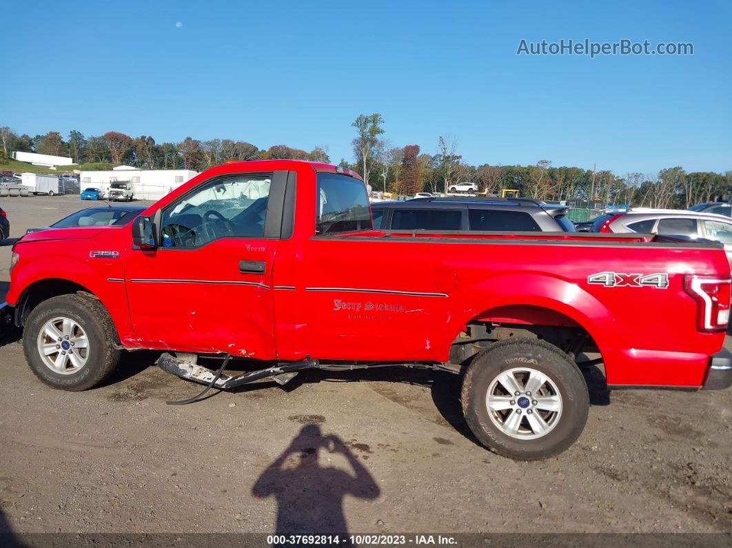 2017 Ford F-150 Xl/xlt Red vin: 1FTMF1EF4HKC68553