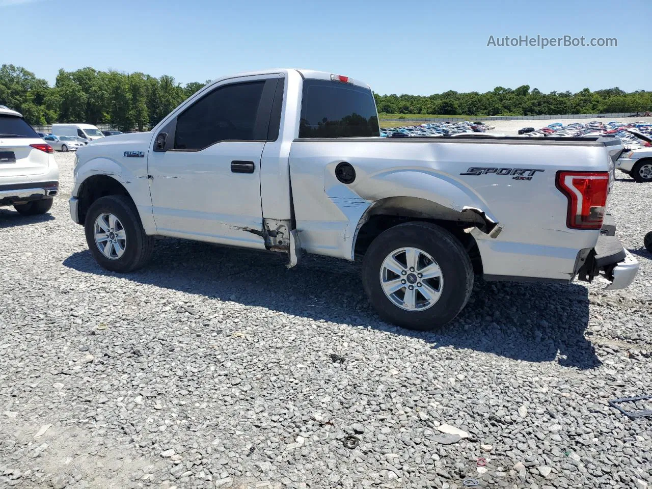 2017 Ford F150  Silver vin: 1FTMF1EF5HKD29036