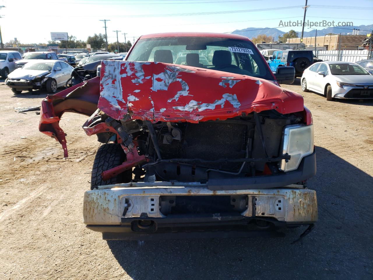 2011 Ford F150  Red vin: 1FTMF1EM4BKD35979