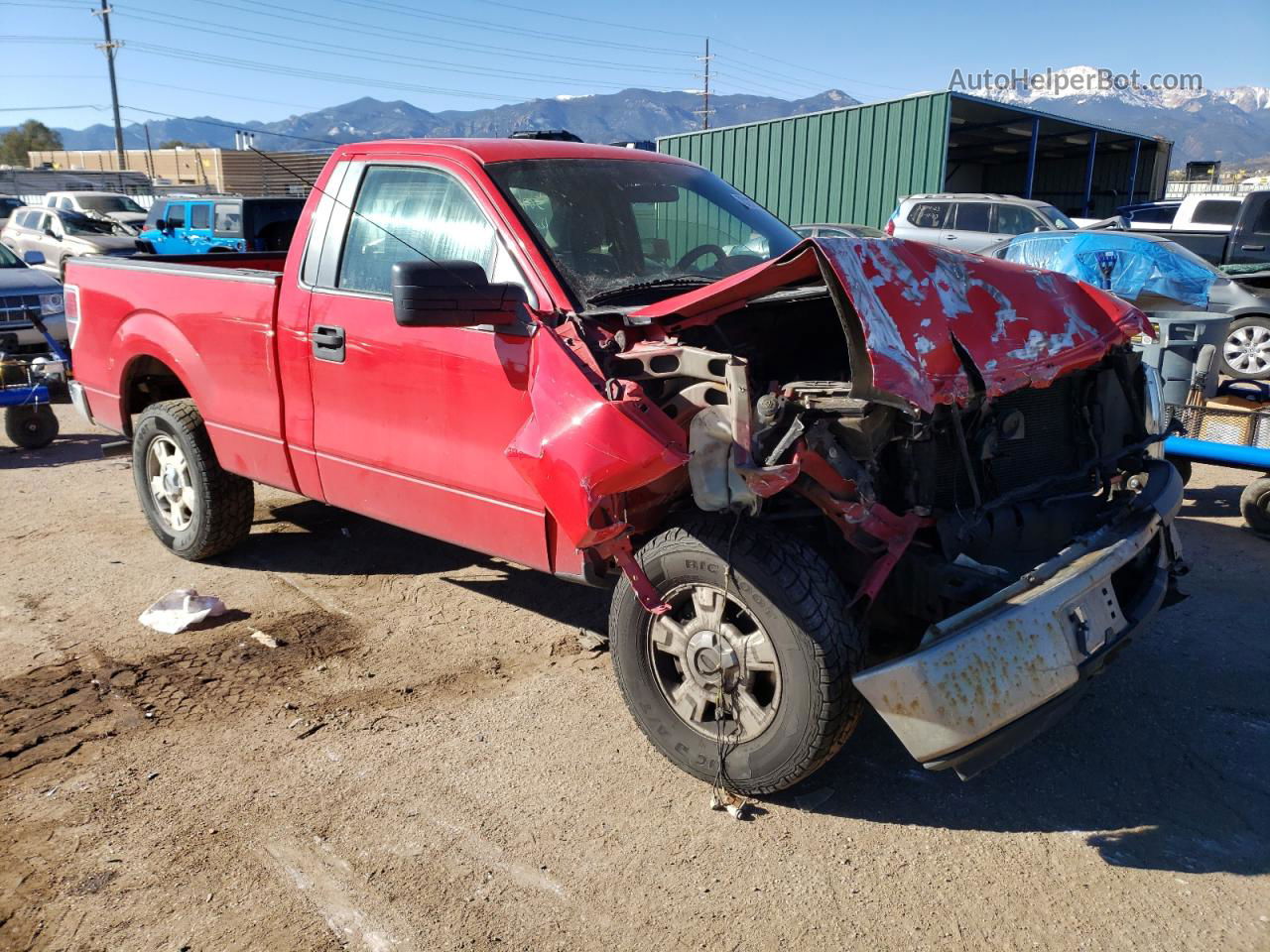 2011 Ford F150  Red vin: 1FTMF1EM4BKD35979