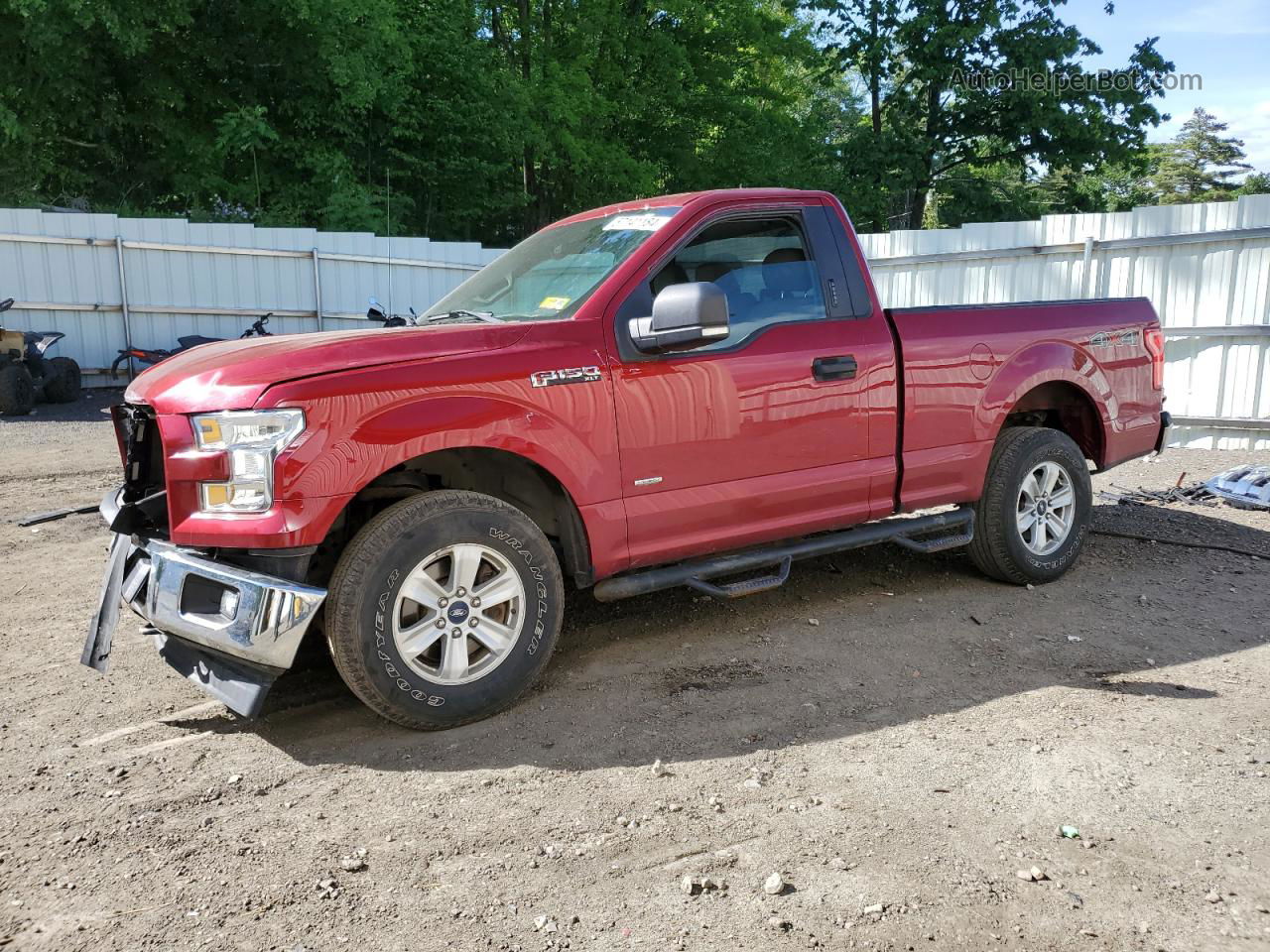 2017 Ford F150  Red vin: 1FTMF1EP5HFA79461