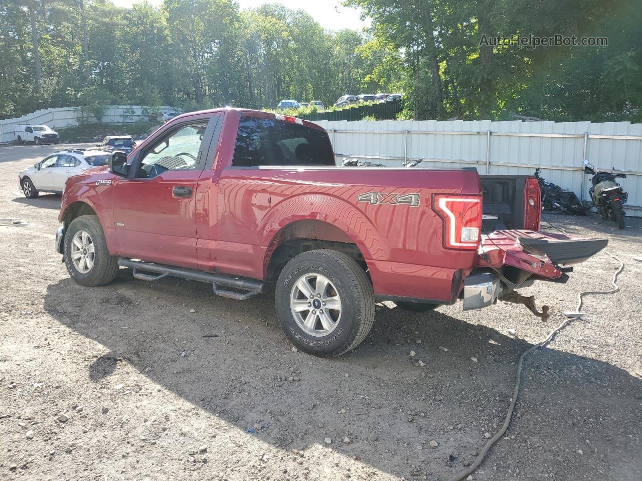 2017 Ford F150  Red vin: 1FTMF1EP5HFA79461