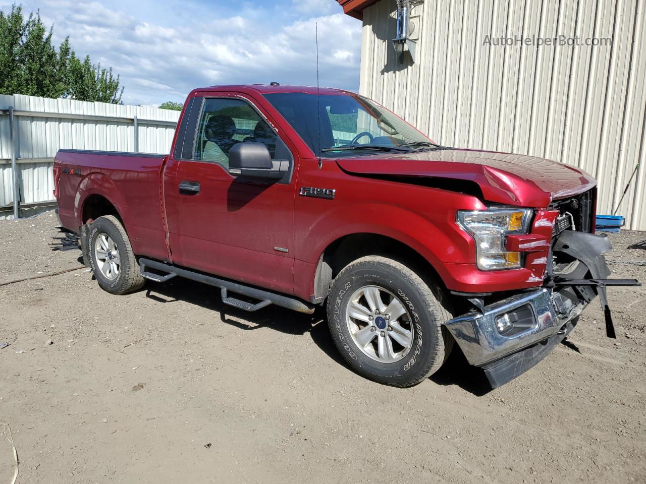 2017 Ford F150  Red vin: 1FTMF1EP5HFA79461