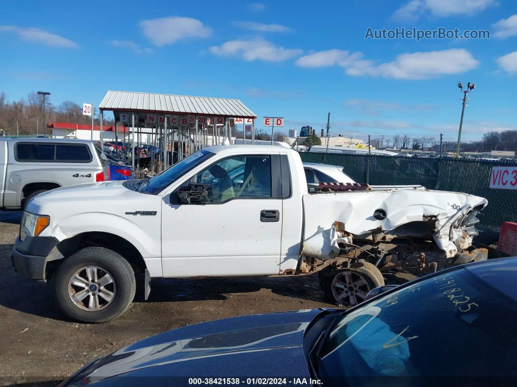 2010 Ford F-150 Xl White vin: 1FTMF1EWXAKE47721