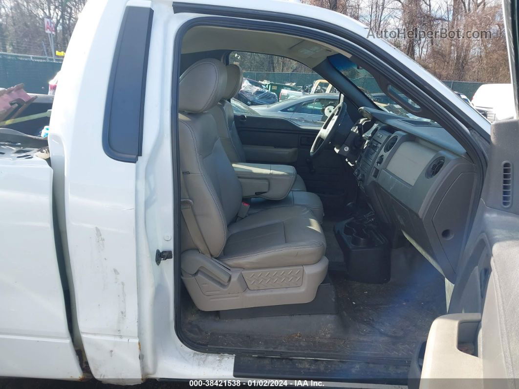 2010 Ford F-150 Xl White vin: 1FTMF1EWXAKE47721