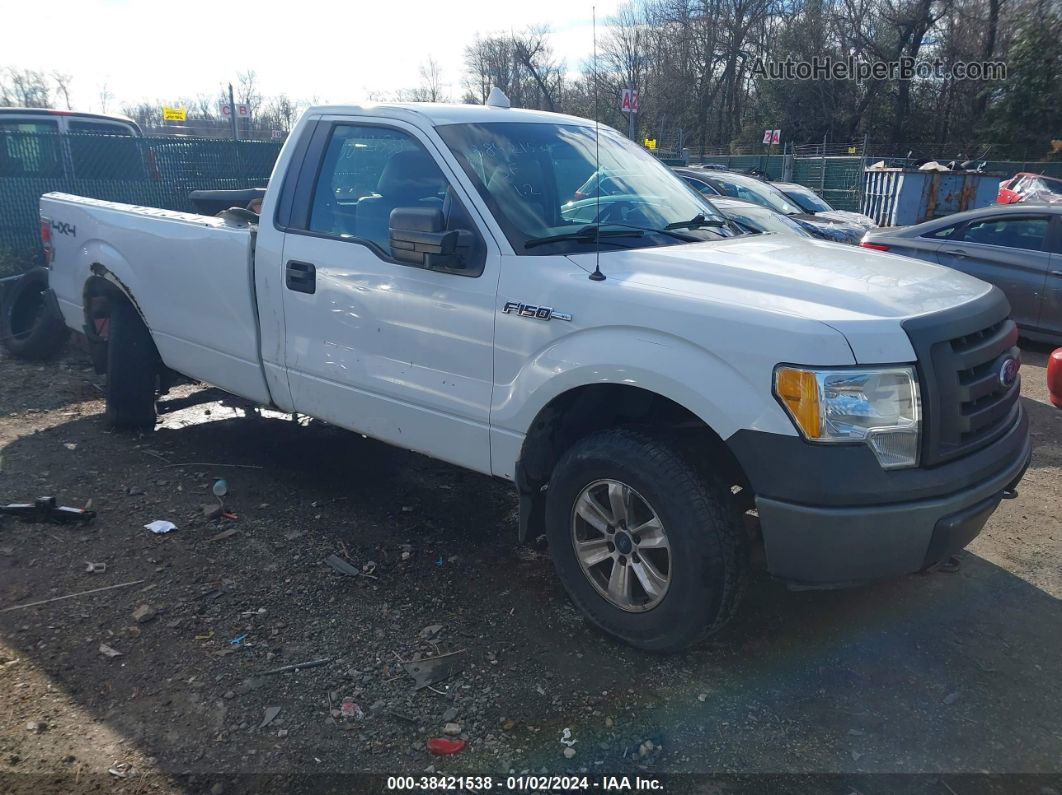 2010 Ford F-150 Xl White vin: 1FTMF1EWXAKE47721