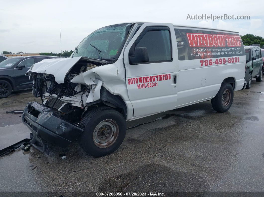 2008 Ford E-150 Commercial Белый vin: 1FTNE14L18DA01857