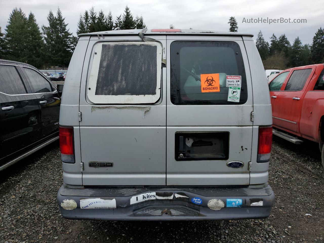 2007 Ford Econoline E150 Van Silver vin: 1FTNE14W07DA88529