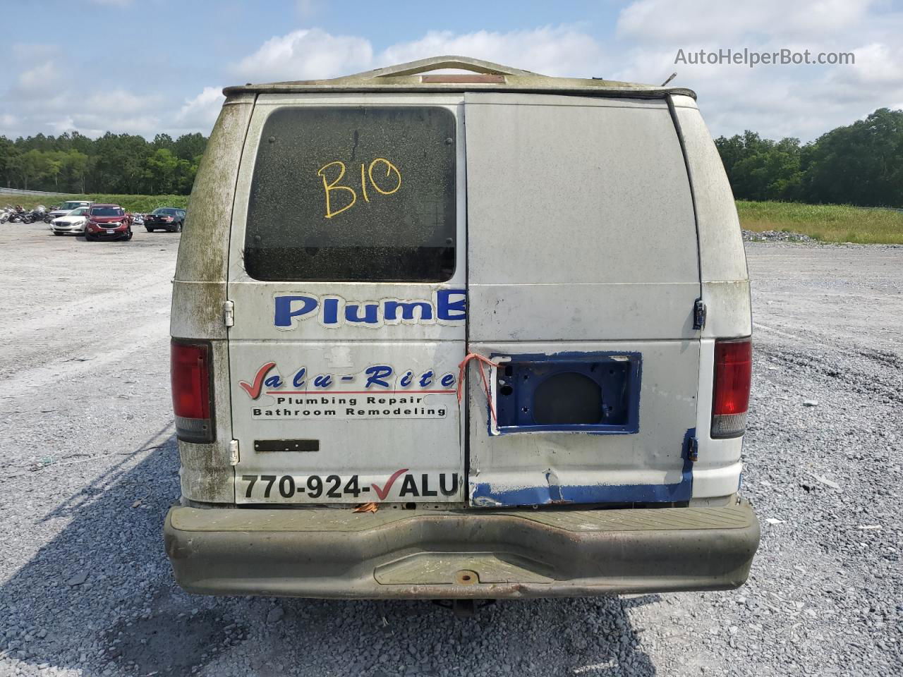 2007 Ford Econoline E150 Van White vin: 1FTNE14W17DA57869