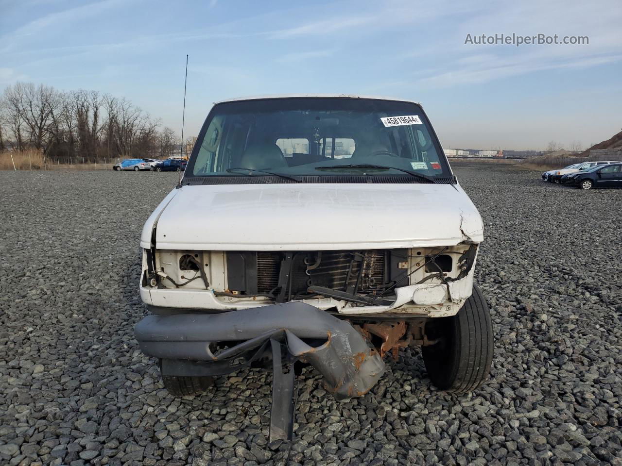 2007 Ford Econoline E150 Van White vin: 1FTNE14W17DB46308