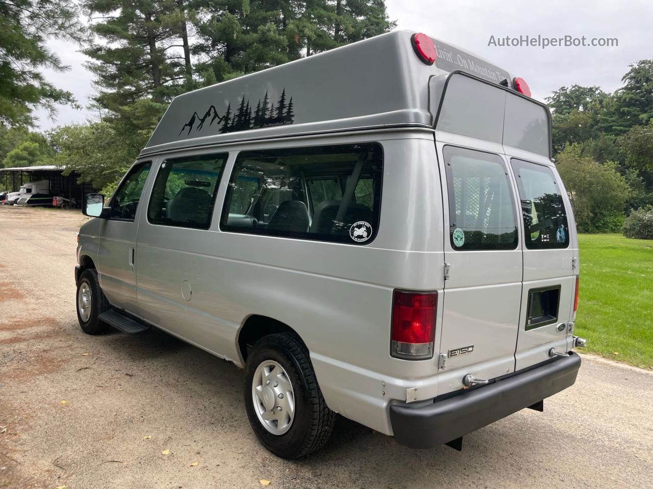 2008 Ford Econoline E150 Van Gray vin: 1FTNE14W18DB47928