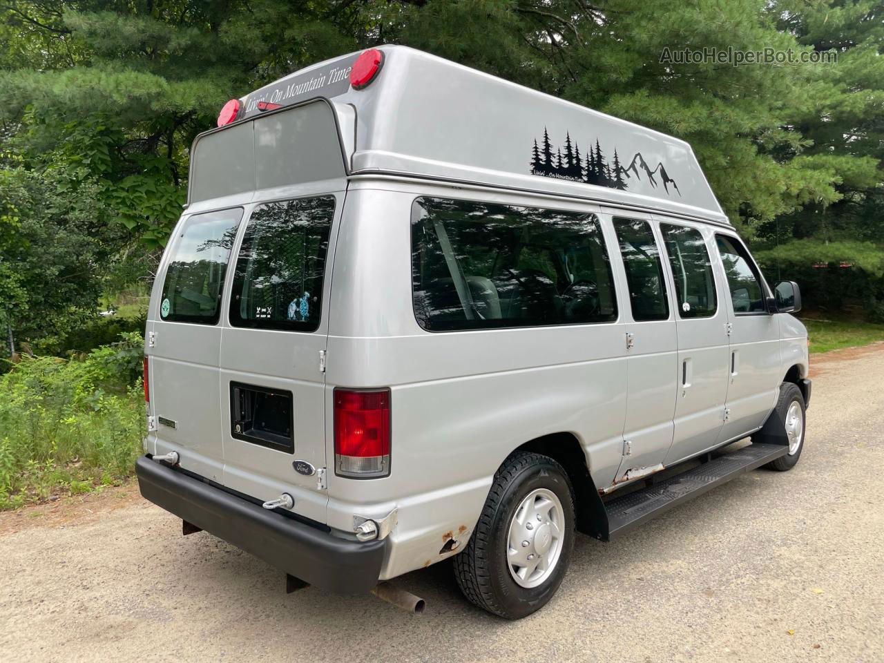 2008 Ford Econoline E150 Van Gray vin: 1FTNE14W18DB47928