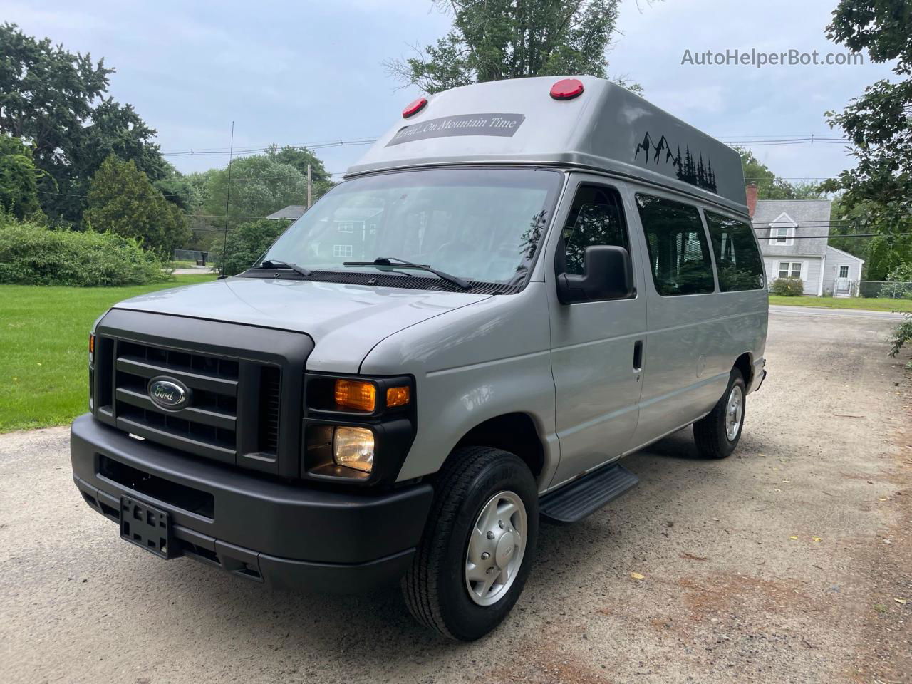 2008 Ford Econoline E150 Van Gray vin: 1FTNE14W18DB47928