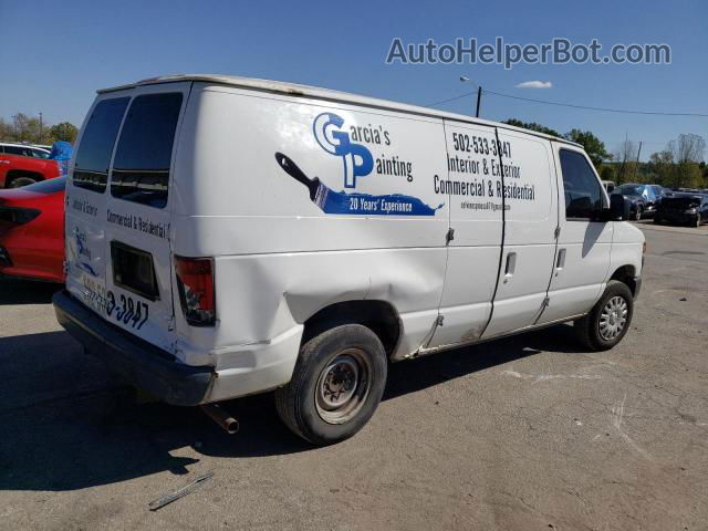 2008 Ford Econoline E150 Van White vin: 1FTNE14W28DA31203