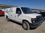 2008 Ford Econoline E150 Van White vin: 1FTNE14W28DA31203