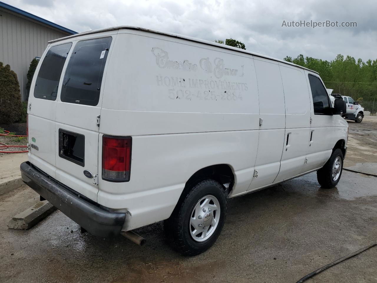 2008 Ford Econoline E150 Van Белый vin: 1FTNE14W28DA90347