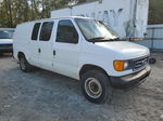 2007 Ford Econoline E150 Van White vin: 1FTNE14W37DA49384