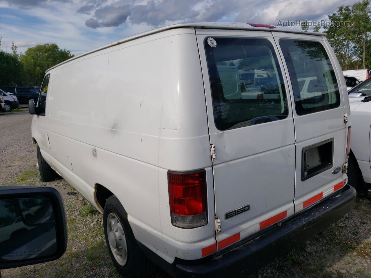 2007 Ford Econoline E150 Van White vin: 1FTNE14W37DA68775