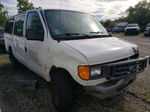 2007 Ford Econoline E150 Van White vin: 1FTNE14W37DA68775