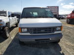 2007 Ford Econoline E150 Van White vin: 1FTNE14W67DB11828