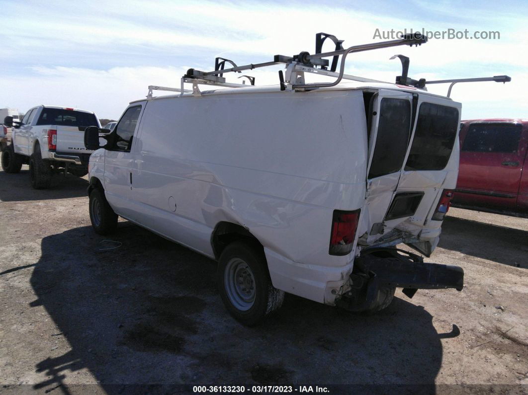 2007 Ford Econoline Cargo Van Commercial/recreational White vin: 1FTNE14W77DB11613