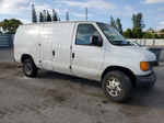 2007 Ford Econoline E150 Van White vin: 1FTNE14W87DA11715