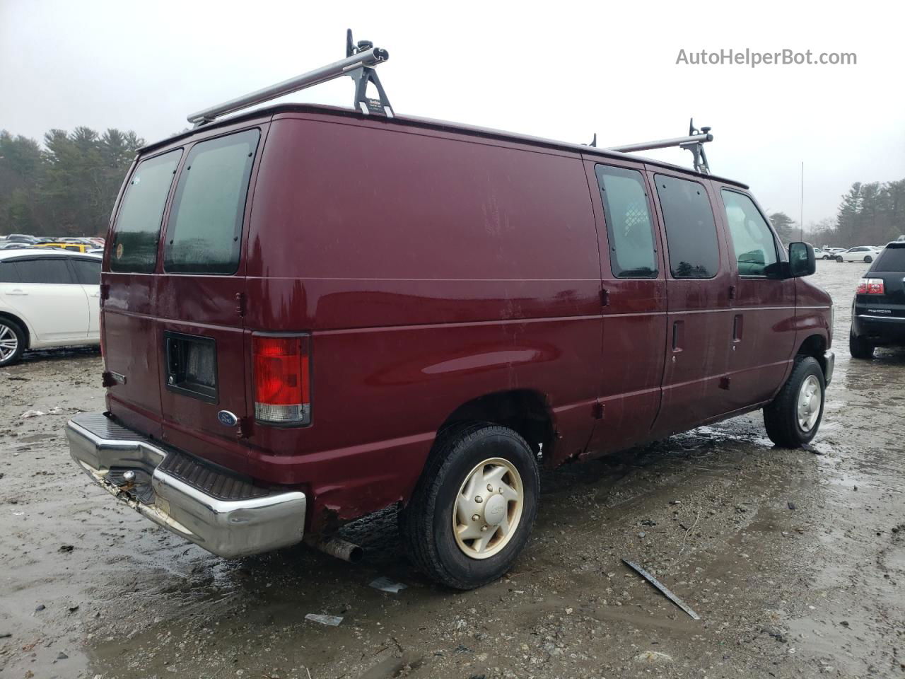 2008 Ford Econoline E150 Van Brown vin: 1FTNE14W88DA43596