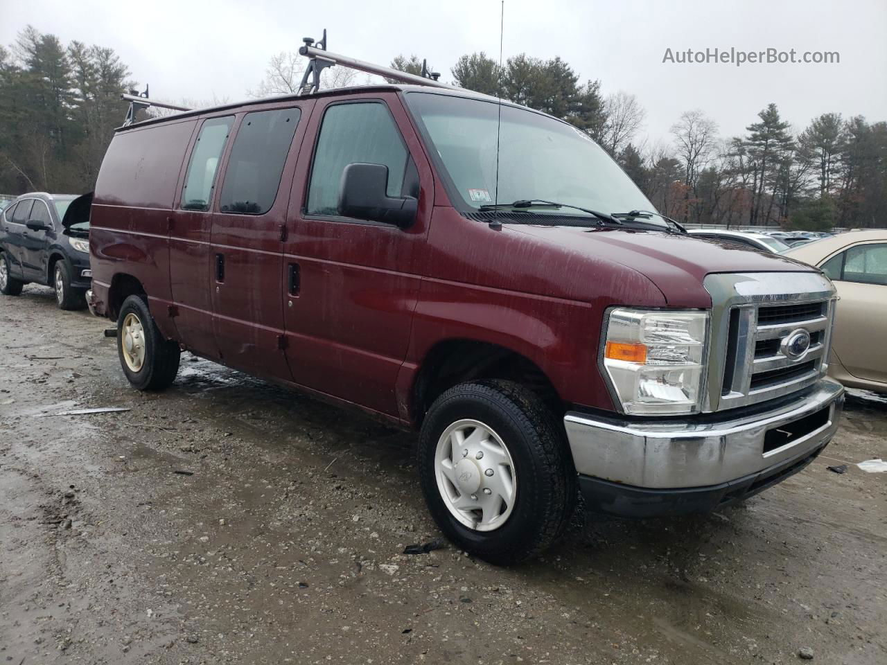 2008 Ford Econoline E150 Van Brown vin: 1FTNE14W88DA43596