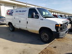 2008 Ford Econoline E150 Van White vin: 1FTNE14W88DB41737