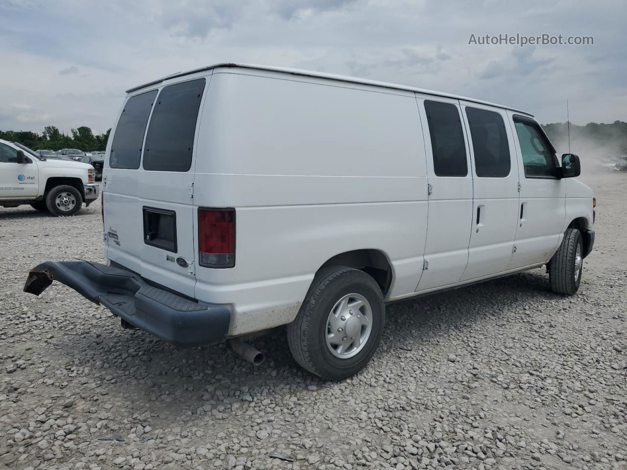 2013 Ford Econoline E150 Van White vin: 1FTNE1EL2DDA38294