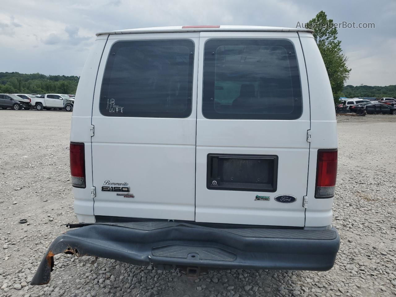 2013 Ford Econoline E150 Van White vin: 1FTNE1EL2DDA38294