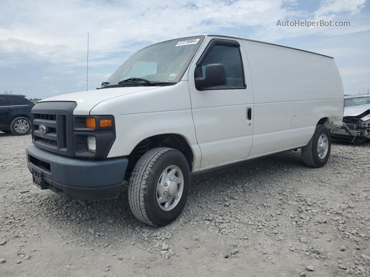 2013 Ford Econoline E150 Van White vin: 1FTNE1EL2DDA38294