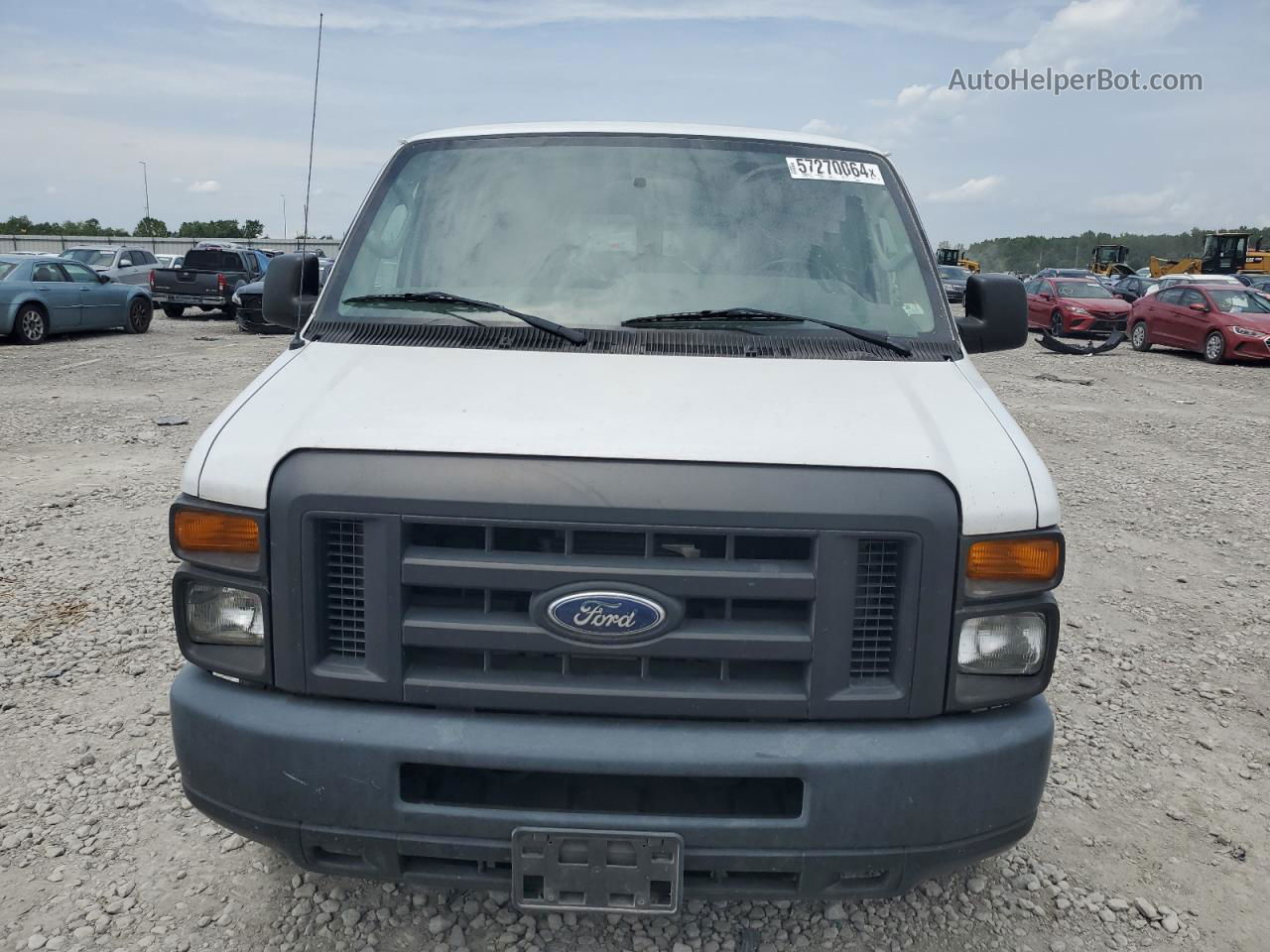 2013 Ford Econoline E150 Van White vin: 1FTNE1EL2DDA38294