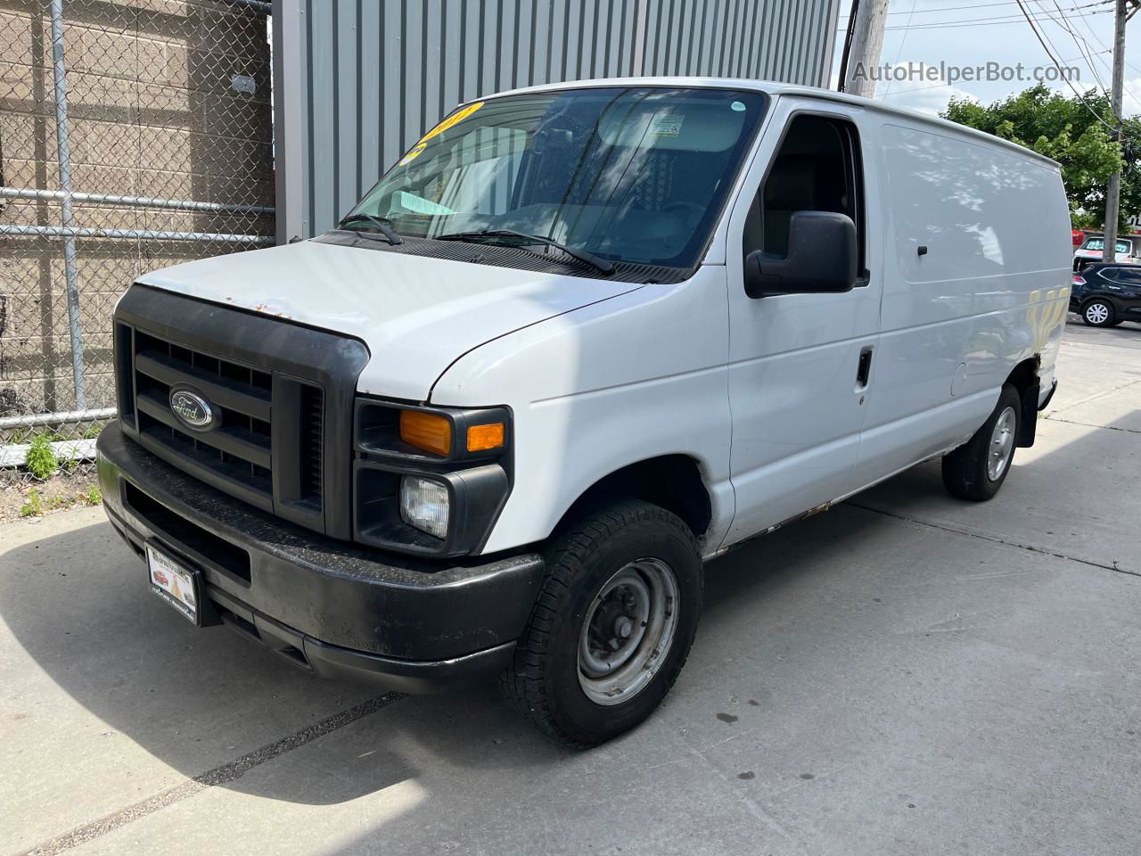 2012 Ford Econoline E150 Van White vin: 1FTNE1EL4CDA36321