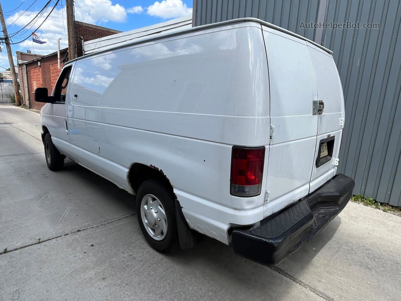 2012 Ford Econoline E150 Van White vin: 1FTNE1EL4CDA36321