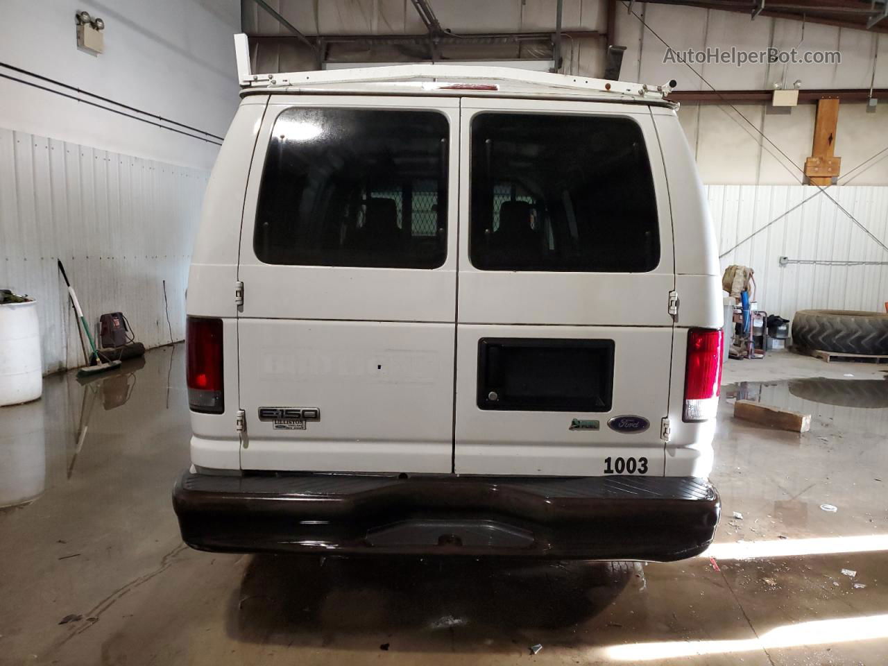 2010 Ford Econoline E150 Van White vin: 1FTNE1EW0ADA56721