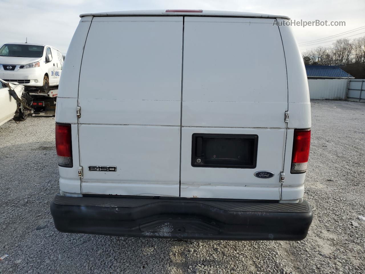 2013 Ford Econoline E150 Van Белый vin: 1FTNE1EW0DDB14590