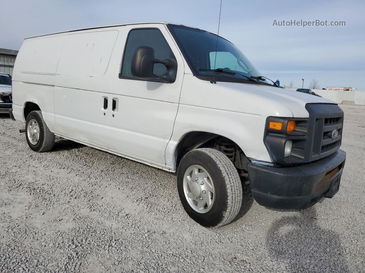 2013 Ford Econoline E150 Van White vin: 1FTNE1EW0DDB14590