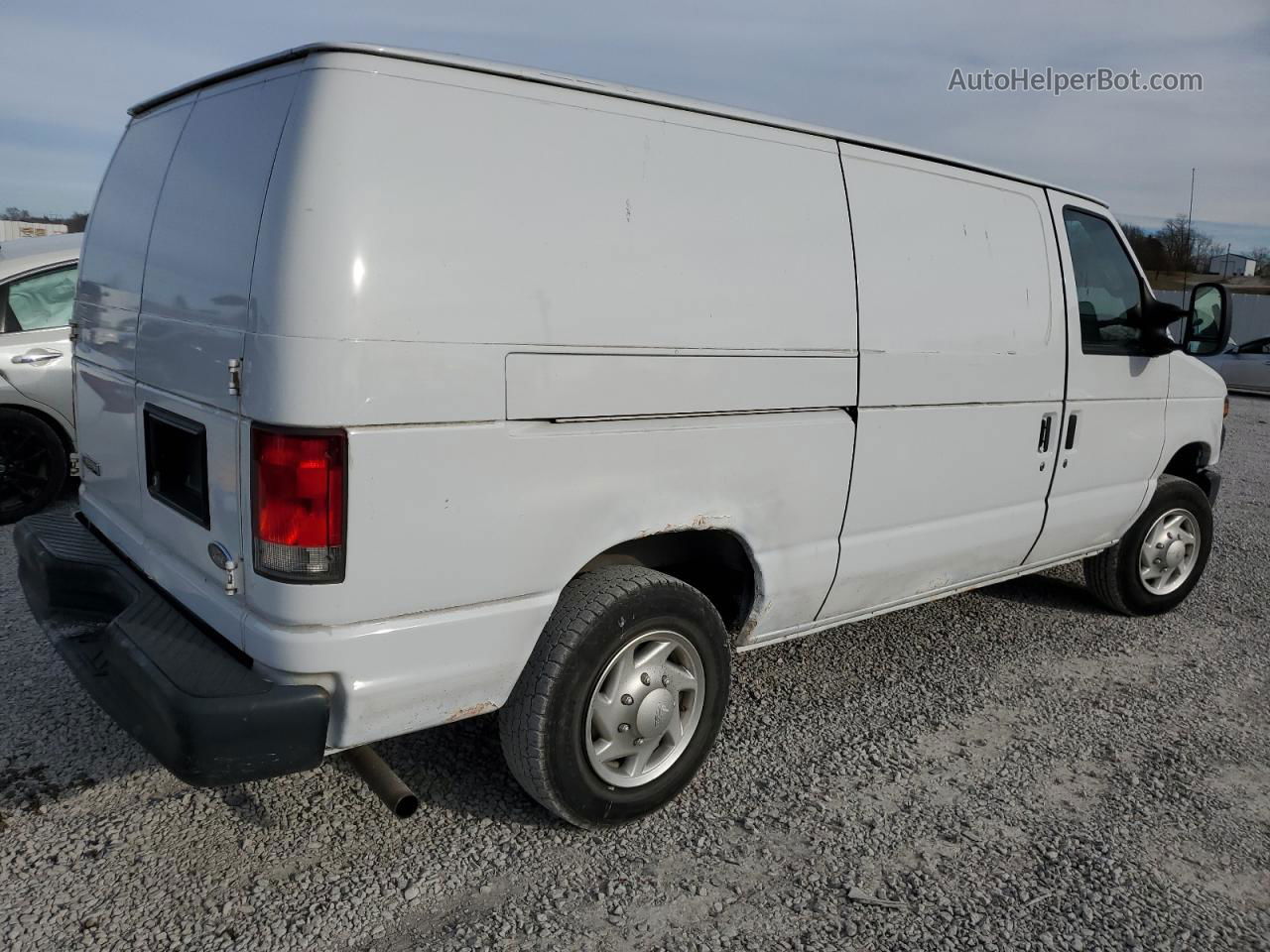 2013 Ford Econoline E150 Van White vin: 1FTNE1EW0DDB14590