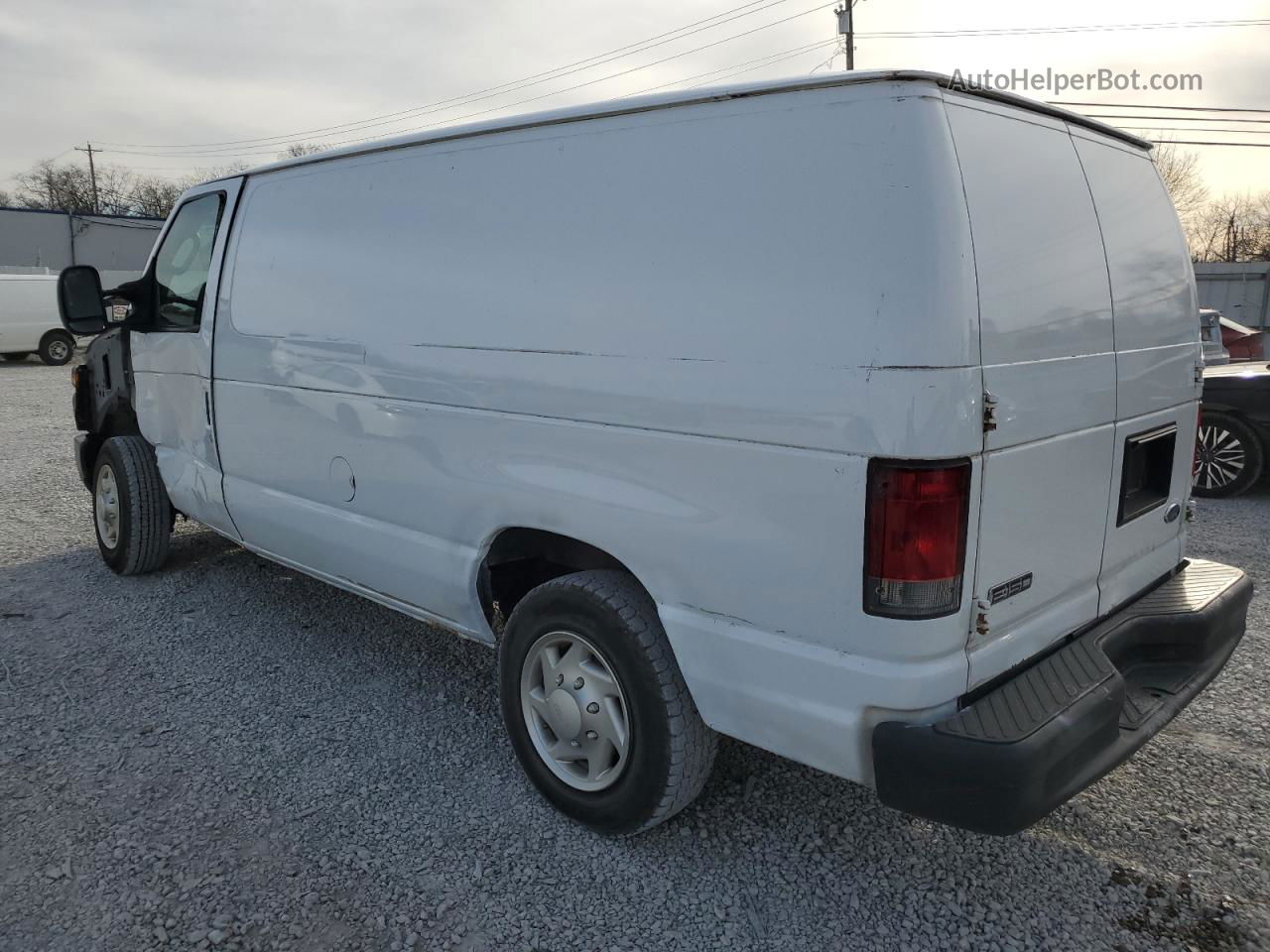 2013 Ford Econoline E150 Van White vin: 1FTNE1EW0DDB14590