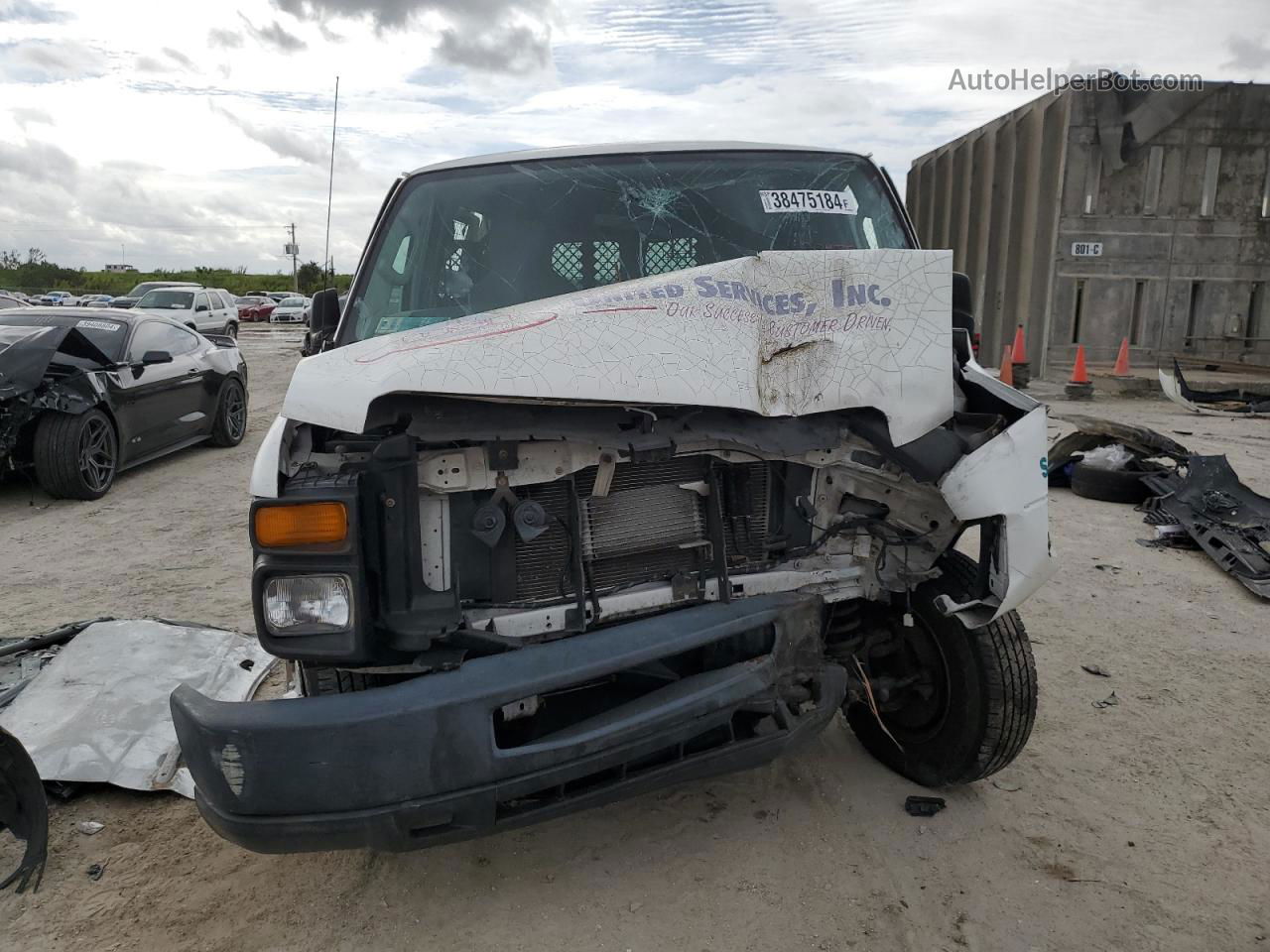 2012 Ford Econoline E150 Van White vin: 1FTNE1EW1CDA42989