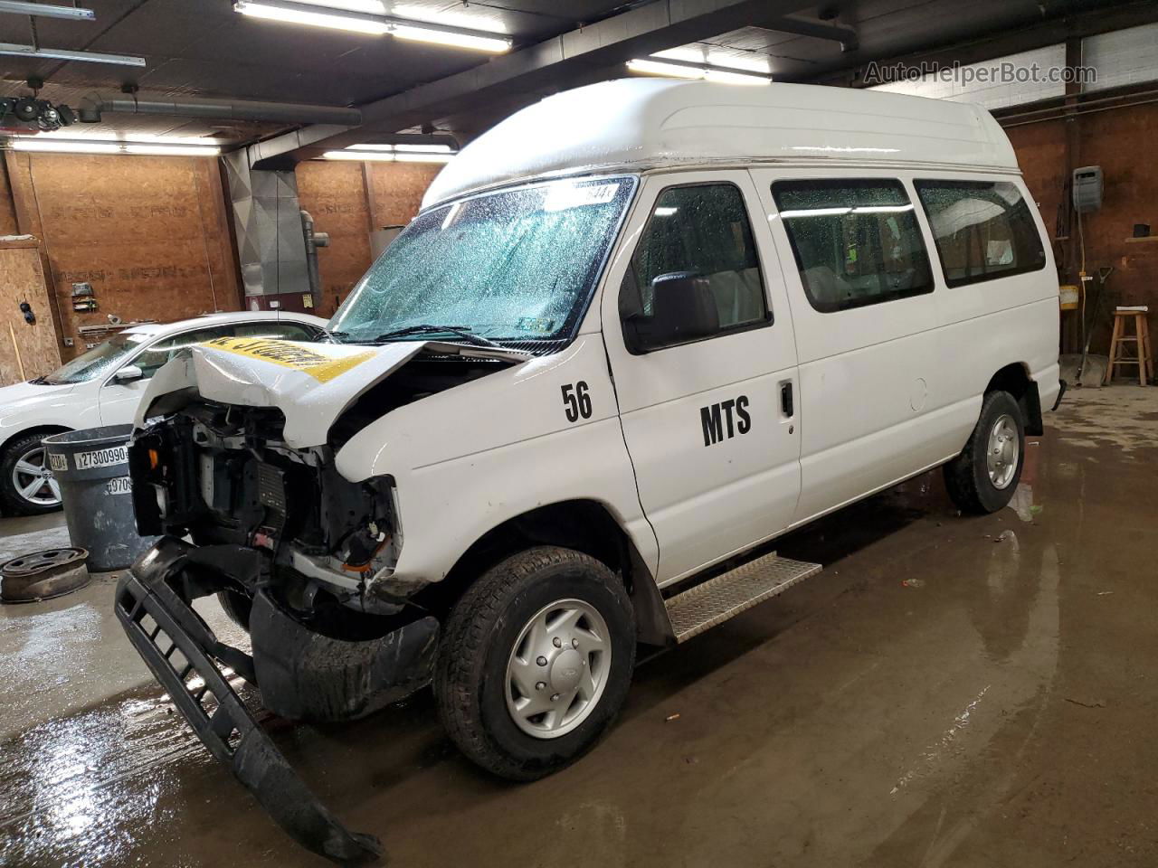 2012 Ford Econoline E150 Van White vin: 1FTNE1EW1CDB06822