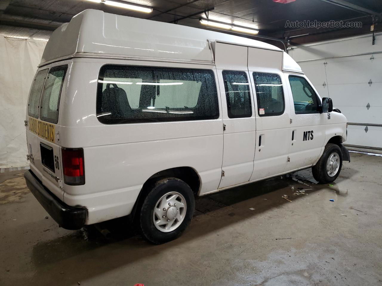 2012 Ford Econoline E150 Van White vin: 1FTNE1EW1CDB06822